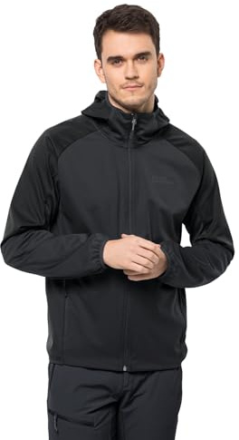 Jack Wolfskin Herren Feldberg Hoody M Jacket, phantom, XL EU