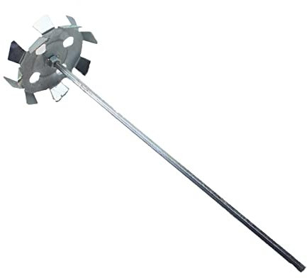 Epoxy Mixer Attachment Paint Mixing Paint Muds Plaster Mixer Mix Paddle Paint Drill Attachment Paddle for Grout Liquid Mixing Paint, Hexagon, 45.5cmx13.5cm