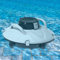 Robot Piscine Sans Fil, Aspirateur De Piscine Automatique, Aspirateur Piscine Hors Sol, Imperméable IPX8, Double Moteur pour Piscines Hors Sol Et Enterrées