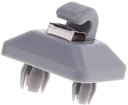 MORREZ Soporte de Gancho de Clip for Parasol de Coche Apto for Audi A1 A3 A4 A5 Q3 Q5 2013 2014 2015 Soporte de Gancho de Clip for Parasol de Coche 8U0857562 8E0857562 (Color : Grey 2)