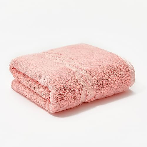 Superior 1000 Gramm Ägyptische Baumwolle Übergröße 63 x 31 Badetuch 1 Stück Rosa Handtuch Rosa Kette