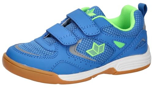 Lico Siro V Hallenturnschuhe, Blau/Lemon, 37 EU