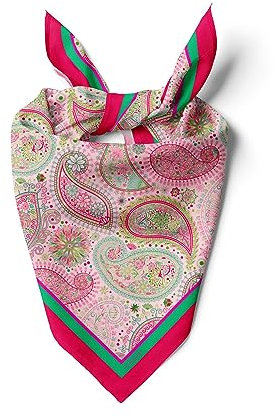 dscarf Damen-Halstuch 55cm x 55cm Square Unisex Stirnband Schal Bandana Hals Kopftuch Atmungsaktiv (Blühendes Design 8)