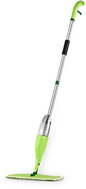 Trapeador en Aerosol, trapeador más Resistente y Resistente, trapeador de Microfibra antiarañazos con Giro de 360 Grados y rociador Integrado