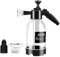 2L Portable Pressure Spray Bottle, Foam Pump Sprayer with Replacement Nozzle Multipurpose Hand Foam Water Pump Sprayer for Car Cleaning,Indoor Outdoor Garden Plants Watering,Water Spray Bottle (Clear)