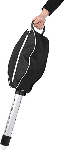 HERCHR Raccoglitore di Palline da Golf, Borsa per Palline da Golf con Tubo Telescopico in Alluminio Portatile, Raccoglitore di Supporti per Palline da Golf per Raccogliere 80 Palline