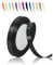 Schwarz 10mm Satinband 23 Meter, Polyesterband, verschönern Sie Ihre Bastelarbeiten und Feiern, ideal für Geschenkverpackungen, Dekorationen, Hochzeitsautoband, Bänder zum Basteln