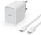 Cargador Rápido USB C de 20W con Cable USB C a Lightning 1m Certificado MFi for iPhone 14/14 Pro/14 Pro Max/14 Plus/13/12/11/8/Pad, USBC Enchufe Cabezal Carga Adaptador Tipo C Pared Cargado Corriente