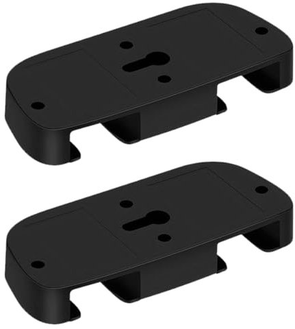 2 pezzi Supporto per Controller PS5 / PS4 Sotto il tavolo - supporto universale per Controller - 2 in 1 supporto per Joystick in acrilico trasparente - supporto per Joystick ps5-2 metodi Nero