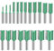 MACHSWON 20 PCS Straight Router Bit Set 8mm Shank,Double Flute Woodworking Milling Cutter Router Bit Sets 3mm to 25mm Cut Diameter Cutting Trimming Cutter Routing Bits