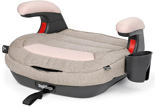 Peg Perego Viaggio Shuttle - Seggiolino Auto per Bambini da 40 a 54,4 kg - Made in Italy - Mon Amour (Rosa&Beige)