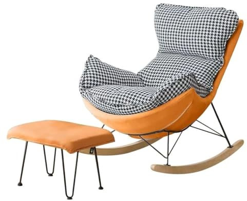 Fauteuil à bascule inclinable moderne avec repose-pieds