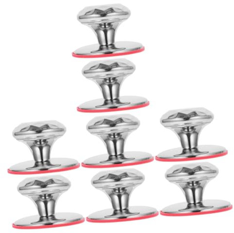DECHOUS 4 Set Manico del Coperchio della Pentola con Perline Diamantate Manopole Coperchi Universali del Coperchio Sostituibile Pomello in Acciaio Inox per Coperchio 2 Pezzi * 4