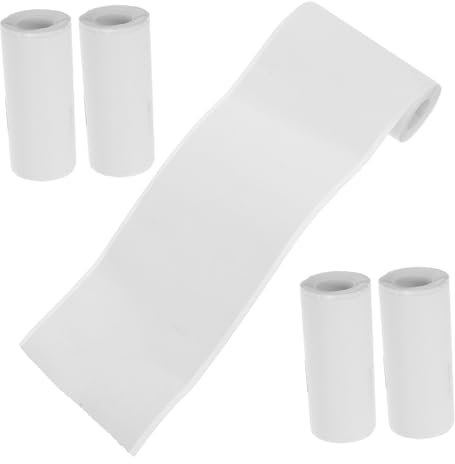 VILLFUL 5 Rouleaux De Papier D'imprimante Thermique Auto-adhésif Rouleaux Mini Imprimantes Papier Autocollant Étiquette D'imprimante Thermique Multifonction Étiquette Autocollante