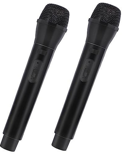 BESPORTBLE 2stücke Junge Mädchen Mikrofon Spielzeug Simulationsmikrofone Für Junge Mädchen Rollenspielspielzeug Für Kostümparty Und Familienfeiern Leicht Und Benutzerfreundlich