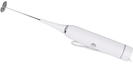 Juego de Cepillo de Botella Eléctrica, Leche Frother Frother Varita IP65 Herramienta de Limpieza de Cabezas Reemplazables Milcillo Conjunto de Lápiz con Cepillo de Pezón Freavador de Carguero para