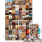 Adults 1000 Piece Jigsaw Puzzle Denim patchwork poster Familienspiel für und Tolle Geschenke und Spielzeuge38x26cm