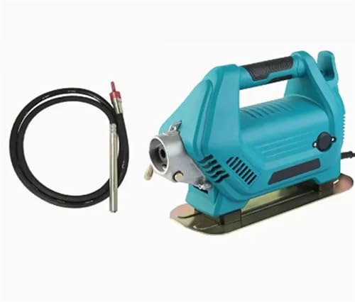 MEIVIYA Machine de malaxeur à béton électrique à vibrateur portatif monophasé Outils de Construction de Ciment Batteur à mortier de 4 mètres