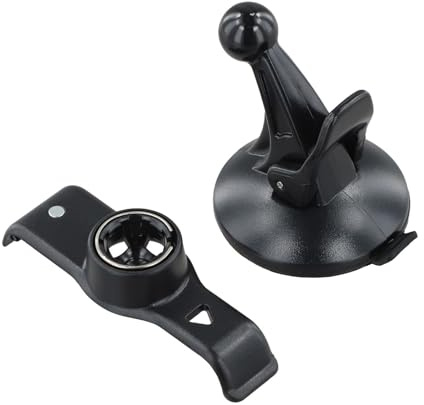 SPORTARC Auto GPS Halterung Navi Halterung Windschutzscheibe Halterung für Garmin Nuvi 2515 2545 2500 2555LMT Saugnapf Ständer Sichere Kunststoff Wiege Schwarz