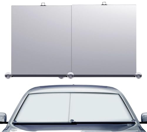 Sombra de Ventana para Ventana Delantera | Parasol Enrollable automático retráctil para Coche | Cubierta hermética a la luz Accesorios para automóviles para Proteger el Interior de los automóviles de