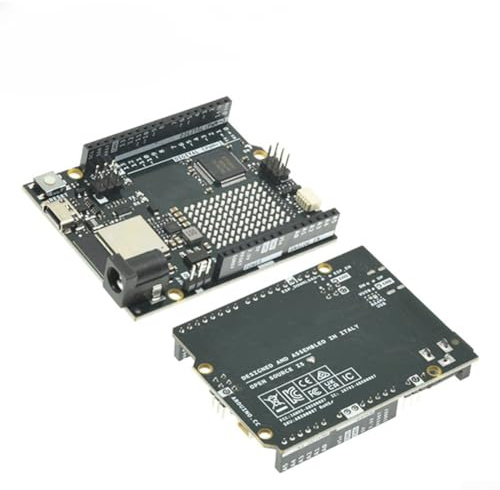 Für Arduino-kompatible R4-Entwicklungsplatine, 48 MHz Arm Cortex-M4, USB-C-Schnittstelle, 16-fache Speicherkapazität, schwarze Leiterplatte (WLAN)