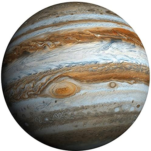 1art1 Der Weltraum Der Planet Jupiter Wand-Tattoo | Deko Wandaufkleber für Wohnzimmer Kinderzimmer Küche Bad Flur | Wandsticker für Tür Wand Möbel/Schrank 38x38 cm