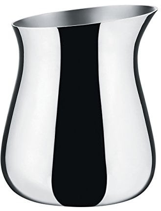 Alessi NF02 Milchkännchen, Porzellan, silber,3.5 x 8 x 36 cm
