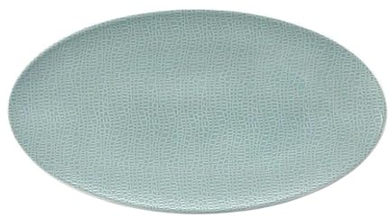 Seltmann Weiden 001.743861 Servierplatte oval, 32.9 x 17.9 x 2.5 cm, Türkis