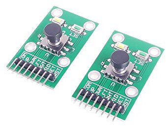ANGEEK 2PCS Five Direction Navigation Button Module MCU AVR Game 5D Rocker Joystick Independent Keyboard for Arduino Joystick Module
