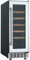 Cookology CWC300WH Freestanding Undercounter Fridge Cabinet 30cm Wine Cooler, 20 Bottle, 60 Litre Capacity, with Digital Temperature Control and Reversible Door - in White