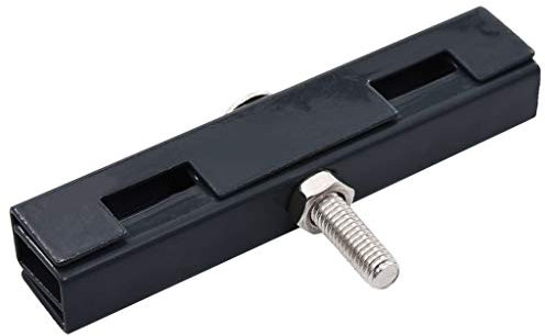 vidaXL U-Mattenverbinder 10 Sets für Doppelstabmatten Gittermattenverbinder Doppelstabgittermatten Zaun Gitter U-Form Anthrazit Verzinkter Stahl