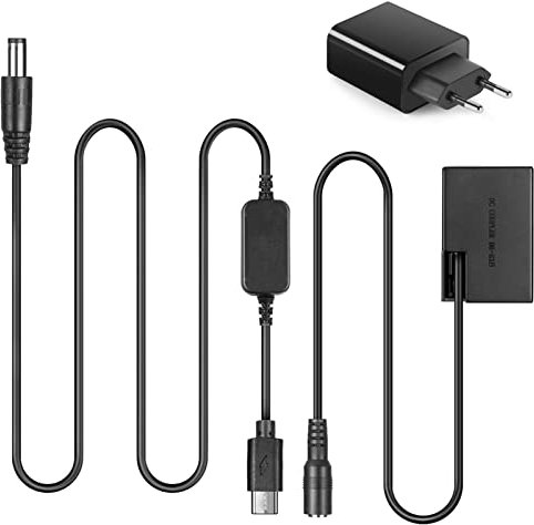 Raeisusp ACK-E18 USB-C-Netzteil DR-E18 DC-Koppler PD-Ladegerät Ersatz-LP-E17-Akku für Canon EOS Rebel T6i T6s T7i SL3 750D 760D 800D 77D Kiss X8i 8000D R8 R10 R50 R100