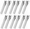 SZCXDKJ 60 fermagli per capelli a coccodrillo in metallo, 5,6 cm, per acconciature fai da te, a doppio rebbe, clip per capelli antiscivolo, 60 count (Pack of 1), Metallo
