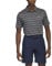 adidas Herren MENS TWO COLOR STRIPE POLO SHIRT, Black / Grey Four, XL