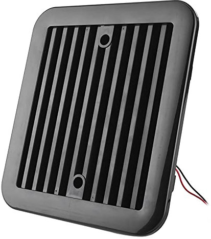 12V 4W Cooling Fan with Shutters Vent One Way Side Strong Wind Air Exhaust Ventilator Fan Air Vent with Fan Car Styling Camper Accessories