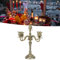 BEIJIALY 5-Armiger Kandelaber, Antiker Bronze-Kerzenhalter, Metallkandelaber, Kerzenhalter, Rostfrei, Vintage, Hoher Kandelaber für Hochzeiten, Partys