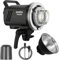 Godox MS300-V 300W Studioblitz, COD LED Einstellicht, 2.4G Wireless X System 5600K Bowen Mount Monolight mit Reflektor für Hochzeitsfotografie GN58