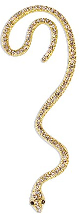 BSLVWG Ohr Manschette Helix Knorpel Clip auf Ohrringe Punk Schlange Ohr Manschette Ohrringe Nicht Piercing Ohrringe Vintage Schlange Crawler Knorpel Ohrring für Frauen und Mädchen