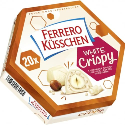 Ferrero Küsschen White Crispy Schokolade 172 Gramm