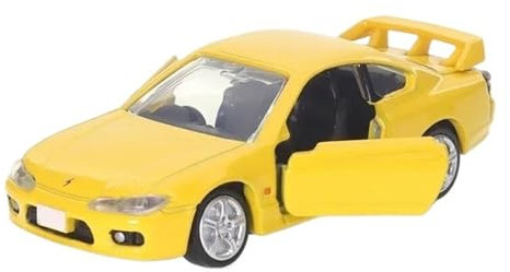 RSFIL 1:64 for Nissan Silvia Automodell Fertigfahrzeug Sammlung Spielzeugauto Geschenk Miniaturfahrzeug Gelb