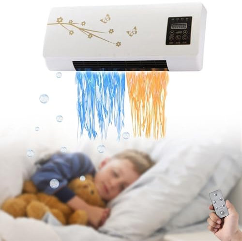 Lesangel Portable Air Conditioning Split Max, 220V Leangel Split Max Air Conditioner, SplitMax Portable Wall Air Conditioner, 2 In 1 Split AC/Heating System Mini Aire Acondicionado Portatil(B)