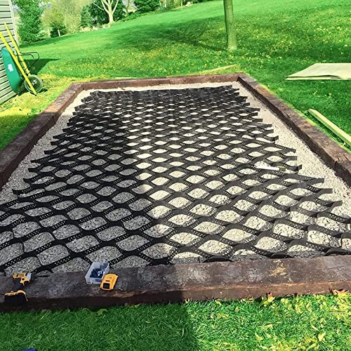 Grilles de sol stabilisées pour rouleaux de sol de gravier flexibles pour allées allées (taille : 3 x 10 m)