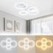 XMTECH LED Deckenleuchte 60W, Deckenlampe mit Fernbedienung, 2800K~6500K, IP44, Schlafzimmer Lampe für Wohnzimmer Kinderzimmer Küche