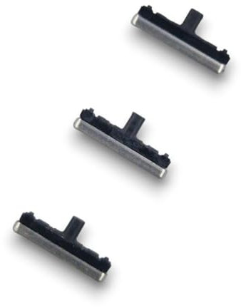 jbTec Lautstärke EIN/Aus Tasten Set kompatibel mit Samsung Galaxy S7 Edge - Ersatz Buttons Knöpfe Power, Farbe:Silber