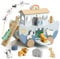 Joyreal Arca de Noé Madera - Regalos de Bautizo, Juguetes Montessori Bebe, Juegos Educativos Clasificador de Formas, Juguetes Apilables, Regalo Niña Niño