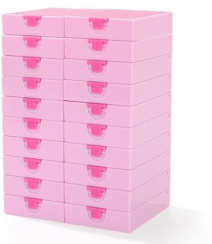 Trabricks 15-Piece Diamond Art Storage Trays Set, 2-in-1 Anti-Spill Storage Box & Static-Free Painting Tools, Diamond Painting Accessories for Large/Small Diamond Art Kits