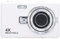GOWENIC Fotocamera Digitale, Microfono Integrato in Microfono da 2,4 Pollici Schermata da Zoom con Zoom Fotocamera Digitale Compatta 50mp 4k per Viaggi (Nessuna scheda di memoria)