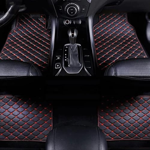 BHGRFCL Auto Fußmatten Set 4-teilig für VW T-Cross 2019-2025, rutschfeste Autofußmatten Automatten Allwetter personalisiert,B