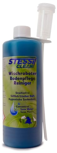 Bodenpflege Konzentrat 0,75 L + Dosierhilfe – Reinigungsmittel für Wischroboter & manuelle Anwendung | Schützt & pflegt Böden | Streifenfrei, pH-neutral & duftend frisch