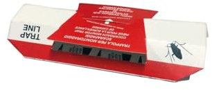 TRAP LINE - CARTONCINO COLLANTE CON ATTRATTIVO ALIMENTARE E FEROMONE PER IL MONITORAGGIO E LA CATTURA DI BLATTE ED ALTRI INSETTI STRISCIANTI. CONFEZIONE DA 25.